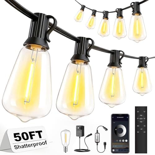 50FT Outdoor LED String Lights