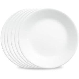 6-Count Corelle Vitrelle Salad Appetizer Plate Set