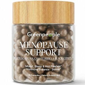 Amazon – GREENPEOPLE Menopause Support Supplement, 120 Count