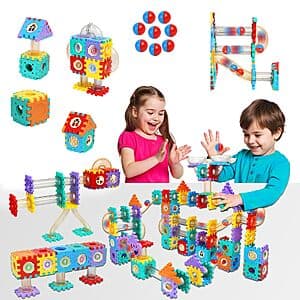 Amazon – AOSITE 234-Pc STEM Marble Run Building Set - $19.99