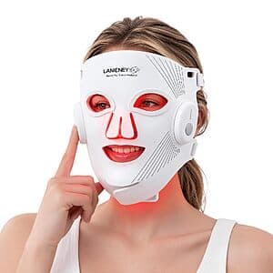 Amazon – Lanieney LED Red Light Therapy Face Mask w/ Cooling