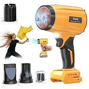 DIYtoolifz Cordless Leaf Blower for DeWalt 20V batteries