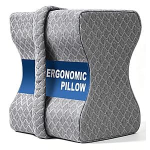 UJPFEO Memory Foam Knee Pillow for Side Sleepers