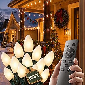 addlon 100-ft C9 LED Christmas Lights