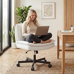 DurayLoly Criss Cross Chair with Wheels