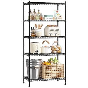 Romorgniz 5-Tier Adjustable Narrow Storage Shelving Unit