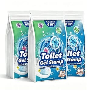 Gihen 84-Flower Toilet Cleaner Gel Stamps