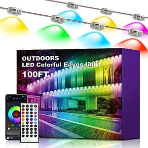 XINKAITE 100FT Permanent Outdoor Lights on sale