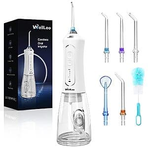 WellLeo 300mL Cordless Water Flosser