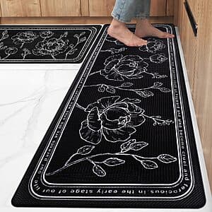 ROTTOGOON 2-Pc Anti-Fatigue Kitchen Mat Set