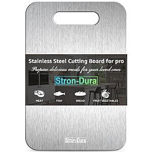 Stron-Dura Stainless Steel Cutting Board