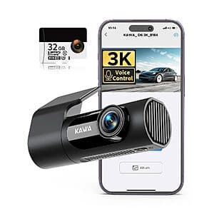 KAWA 3K Front Dash Cam