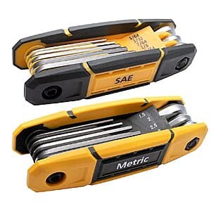 Amazon – MULWARK 17pcs Folding Allen Wrench Set 2-Pack