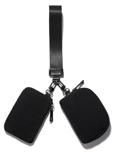 2-Count Viverte Mini Zip Around Keychain Wristlet Wallets