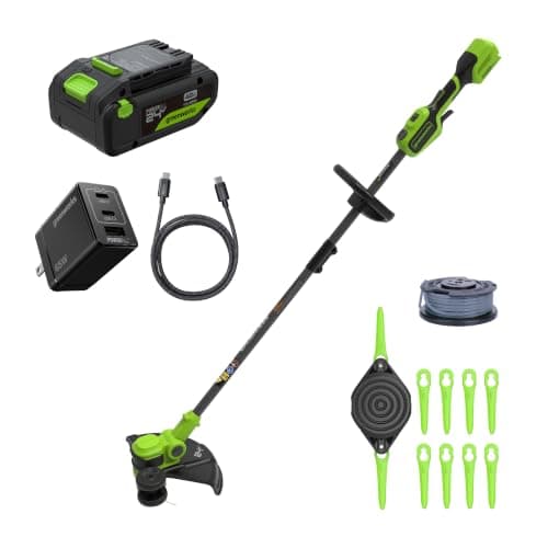 Greenworks 24V 13" 2-in-1 Cordless String Trimmer & Edger W/
