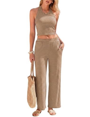 Women's Striped Two-Piece Summer Sets (2 Colors)