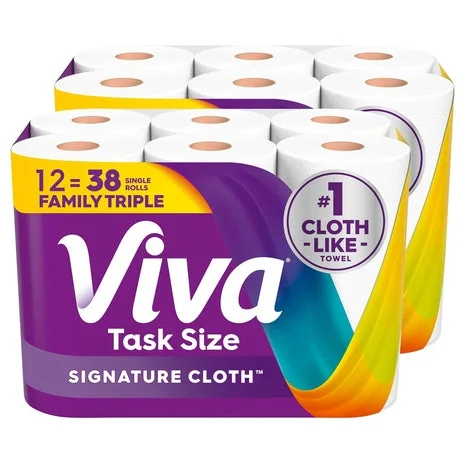 12 rollos triples de papel Viva Signature