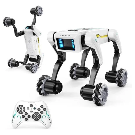Dingdongwu Perro Robot Inteligente con Ruedas