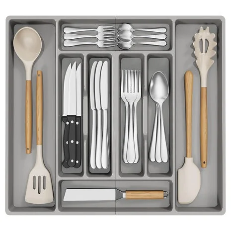 Lifewit Organizador de cubiertos y utensilios de cocina